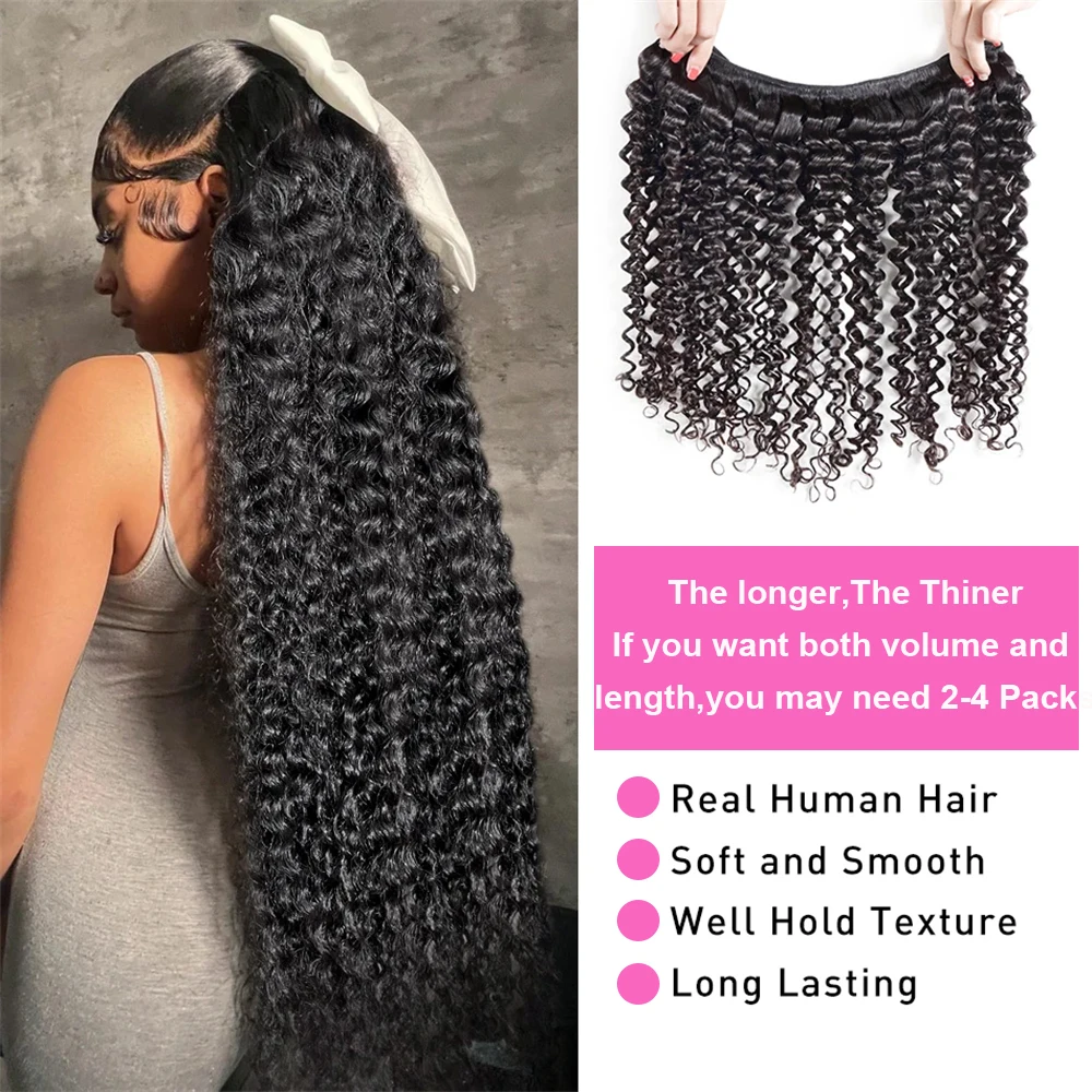 Water Wave Bundels Met Frontale Natte En Golvende Krullend Menselijk Haar Bundels Met Sluiting Frontale 13X4 Braziliaanse Hair Weave Extensions