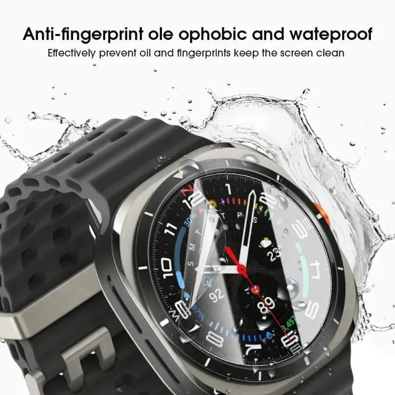 5-1PCS Full Screen Protector for Samsung Galaxy Watch7 6 5 4 40mm 44mm 42mm Watch6 Classic Watch 7 Ultra Soft TPU Hydrogel Film