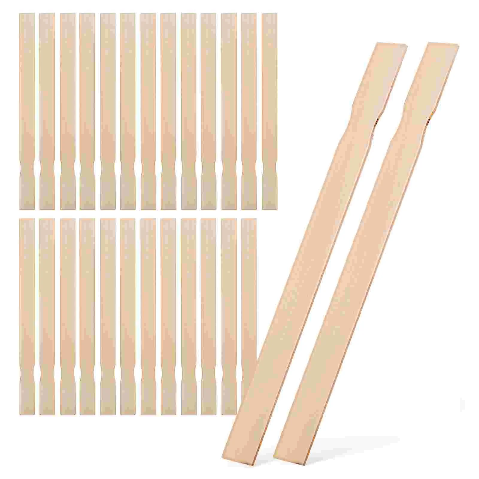 

25 Pcs Wooden Stirring Sticks DIY Handmade Materials Mixing Rod Paint Stirrer Bar