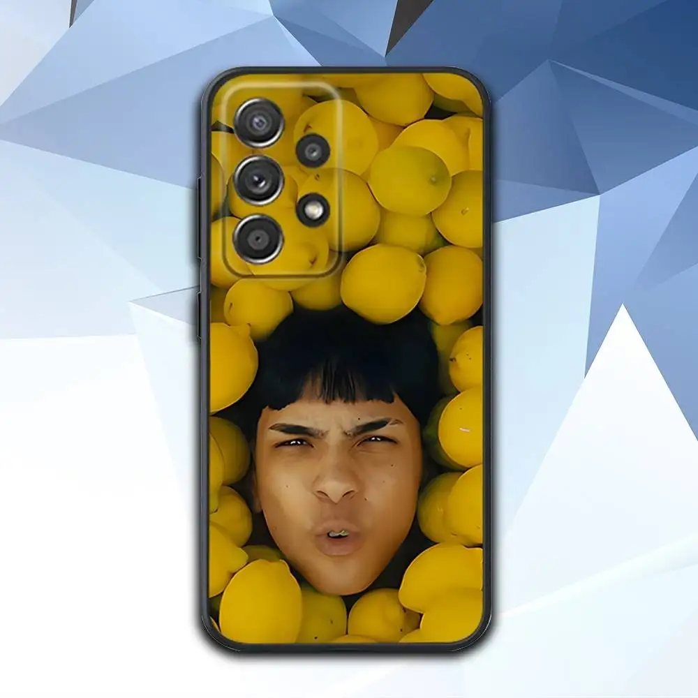 حافظة هاتف M-Milo J Singer BESAME لهاتف سامسونج S 25,24,23,22,30,21,10,9,Ultra,Plus,Lite,FE,4,5G حافظة سوداء ناعمة