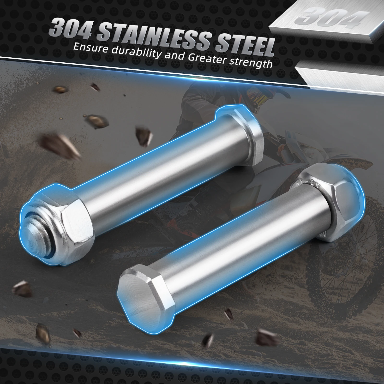 NICECNC القدم الوتد مسند القدمين دبابيس ل Husqvarna TE300 TE250 FE350 FE450 FE501 2024 TX300 TC125 TC250 FC250 FC350 FX450 2023-2024 #5