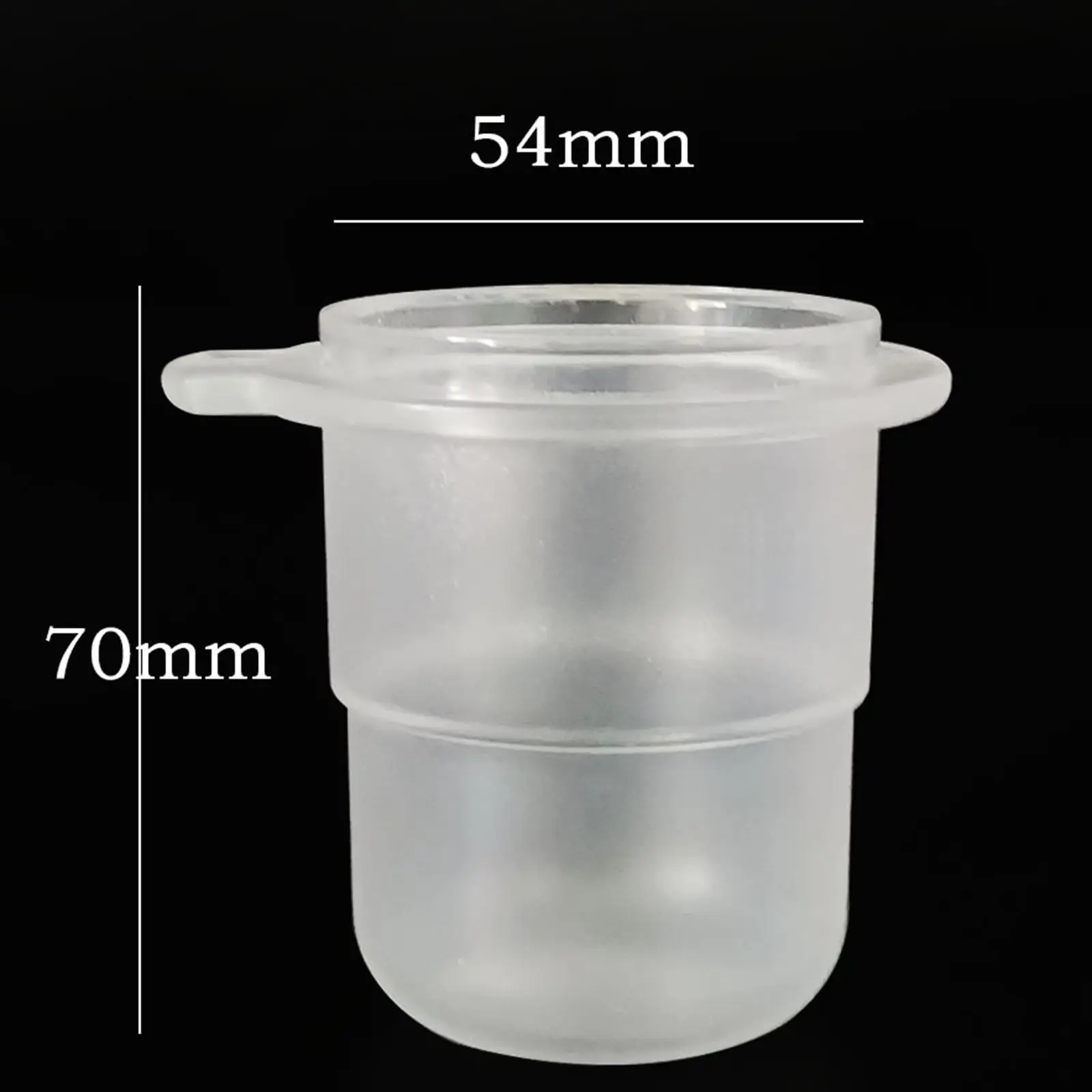 Чашка для дозирования кофе, чашка для порошка, кухонная воронка для дозирования, прозрачная чашка для дозирования эспрессо для портафильтра, аксессуар для эспрессо-машины