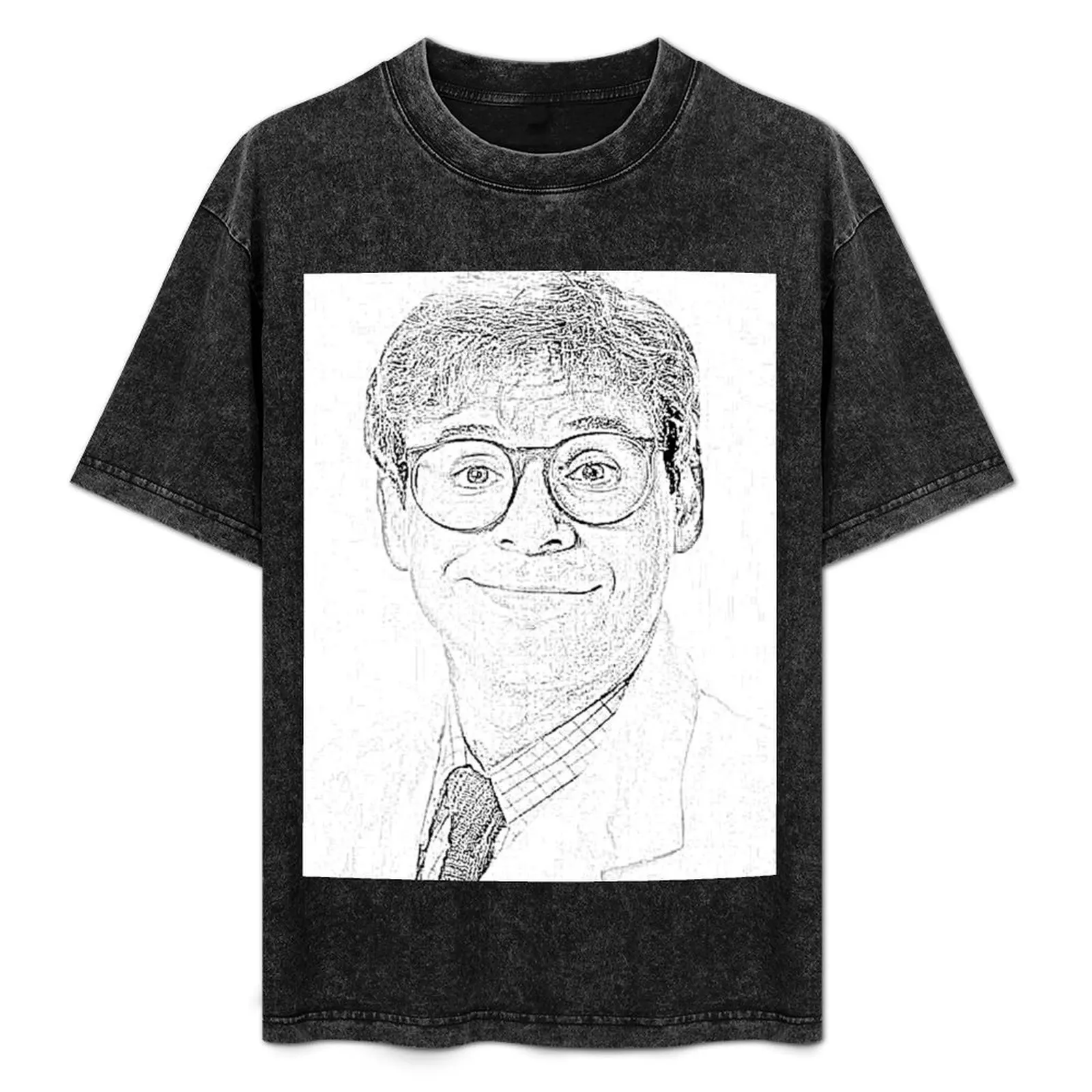 Rick Moranis T-Shirt Basic Breathable Solid Color T-Shirt