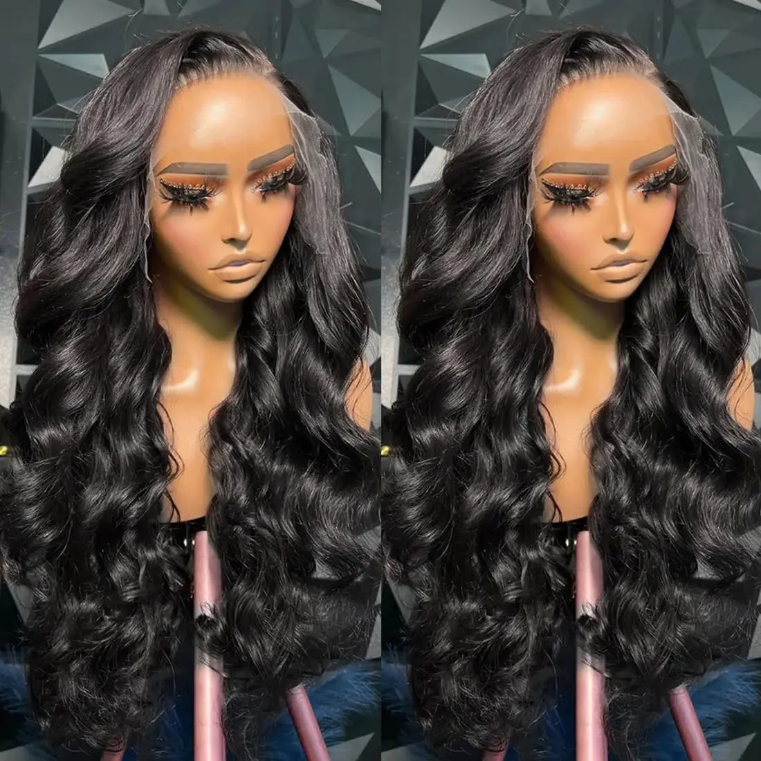 13x4 13x6 Transparent Lace Front Wigs Human Hair Body Wave 360 HD Full Lace Wigs Pre Plucked 180 Density Wigs for Black Women