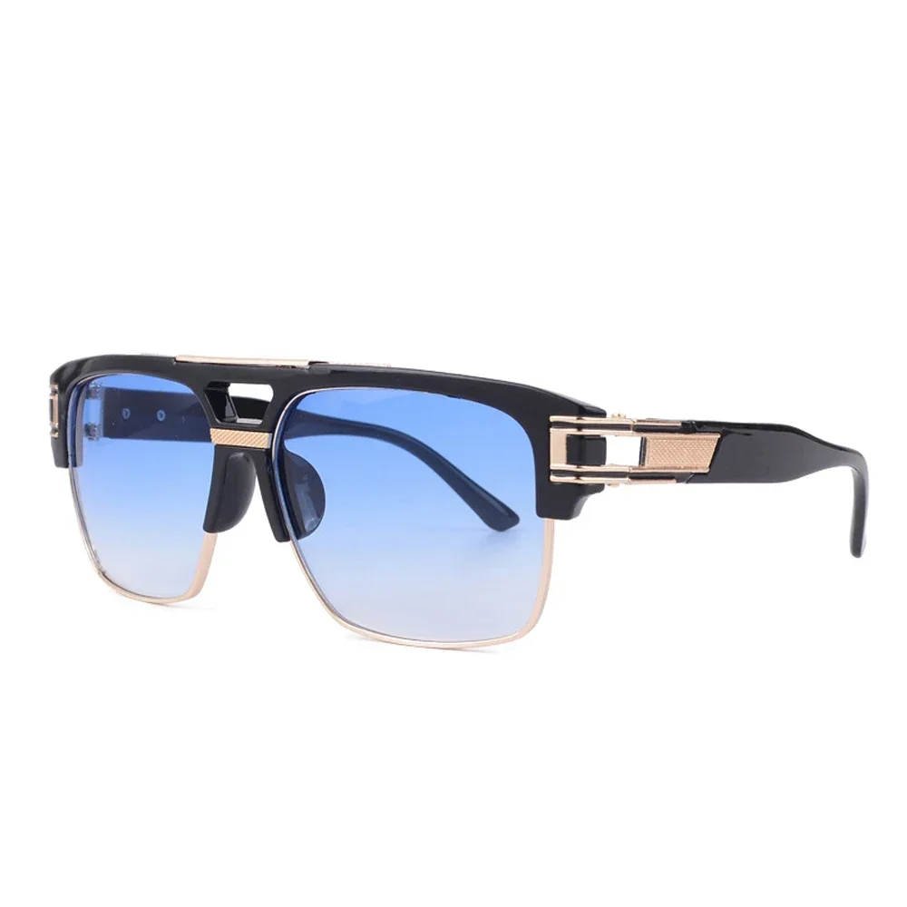 

Vintage Square Sunglasses for Men with Luxury Gradient Lens and UV400 Protection