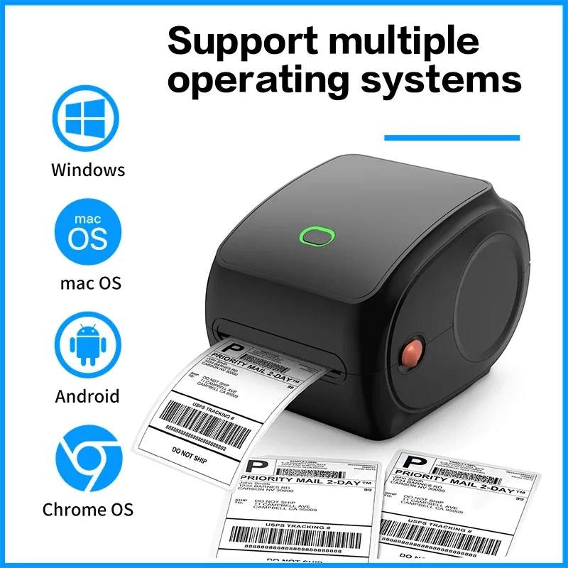 Express printer Bluetooth thermal printer Express single printer Y468 label machine USB computer version