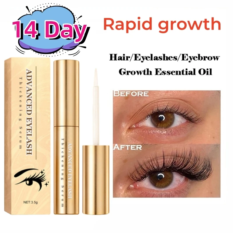 Fast Eyelash Growth Serum 7 Days Natural Eyelash Enhancer Longer Fuller Thicker Lashes Treatment Products Eye Care Makeup