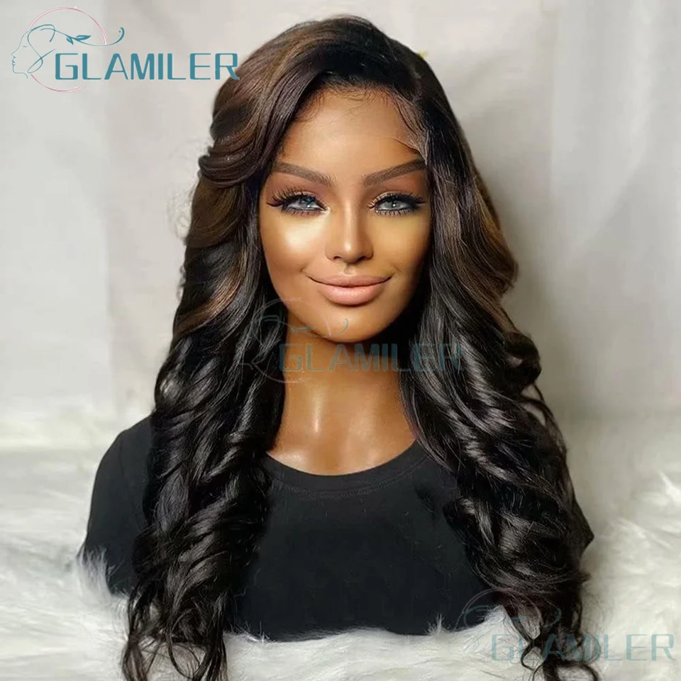 360 Full Lace Menselijk Haar Pruik Hoogtepunt Bruin Body Wave 1b/30 Lace Front Pruiken Braziliaanse Remy Menselijk Haar Zijden Top Kant Frontale Pruik