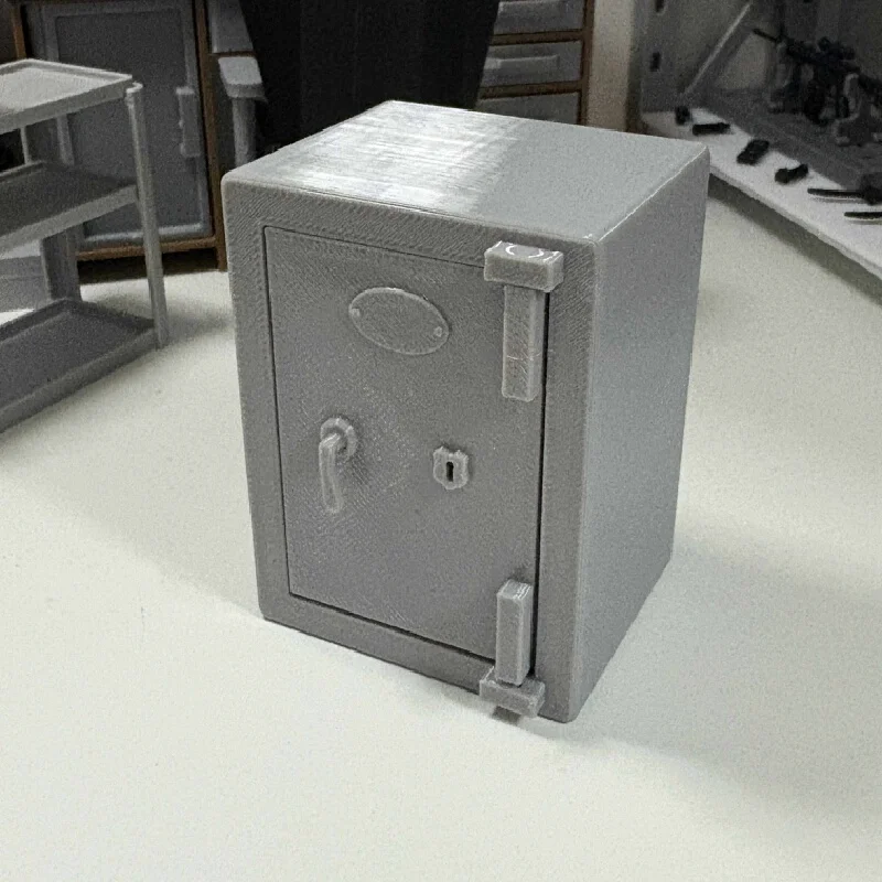 Generic 1:12 Scale Miniature Safe Model Realistic Safe Prop For Figma Mecha Girl Dollhouse Scene Shooting Desktop Ornament