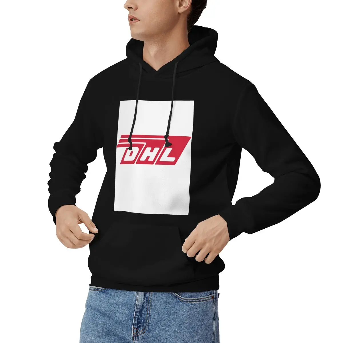 Global Express DHL Hoodies Men Women Casual Pullover Sweatshirts Fashion Long Sleeve Hooded Autumn Winter