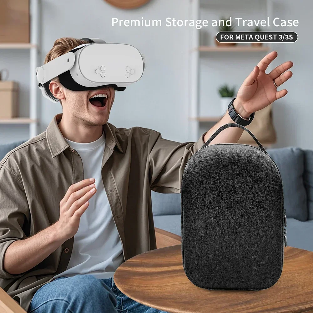 

Высококачественная портативная сумка для хранения VR для Meta Quest3 Quest3S VR, чехол для хранения очков, органайзер, запасные части
