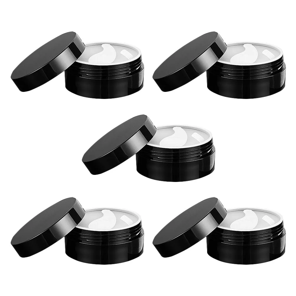 5 Stück Augenmasken-Aufbewahrungshalter, hochwertiges ABS-Material, langlebig, tragbares Design, Cremetiegel für Kosmetik, Lotion, Gesichtscreme, Reisen