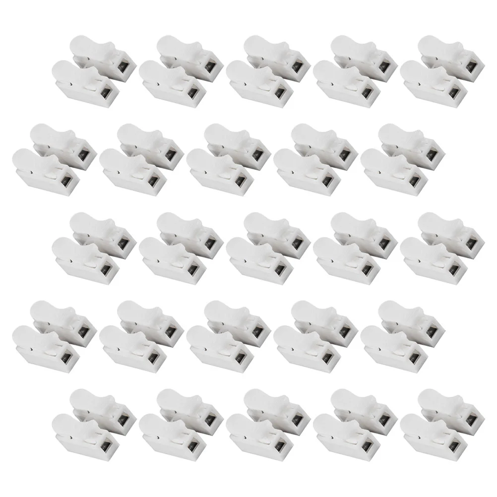

25pcs Wire Connector Direct Small Connectors Lighting Speaker Terminal Spring Quick LED Strip Cable Low Loss Fire Resistant