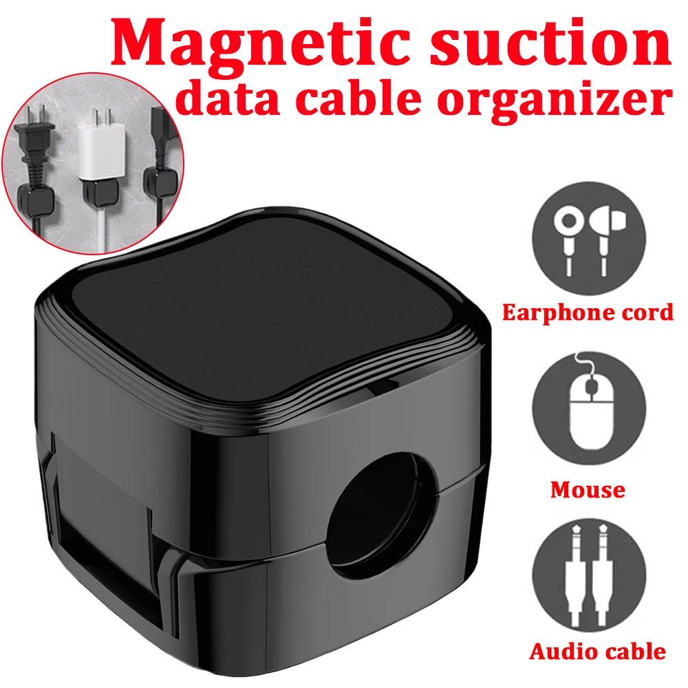 

Magnetic Cable Clips Cable Organiser Adjustable Cord Holder Under Desk Organizing Cable Management Wire Organizer Cable Holder