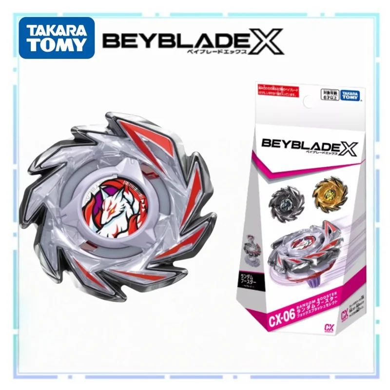 Genuino TOMY BEYBLADE X giroscopio giratorio de alta velocidad CX-06 caja ciega aleatoria confirmado juego de batalla de mesa juguete para regalo para niños