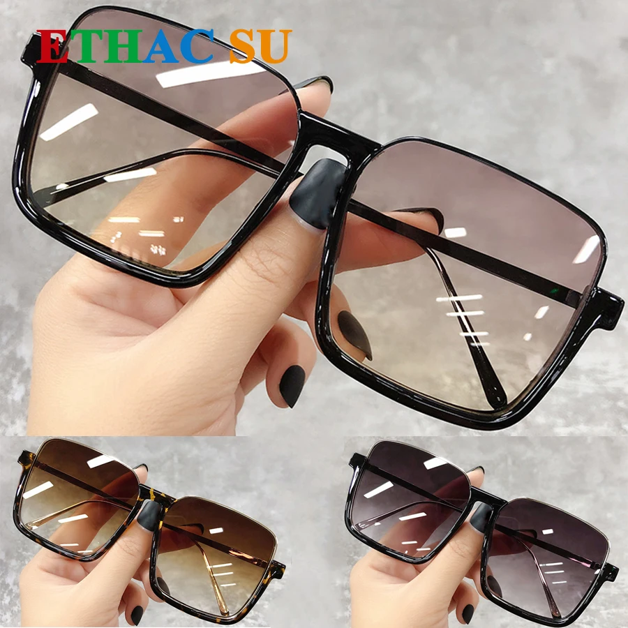 

2PCS/Lot Sunglasses Women Men Oversize 2025 Luxury Brand Retro Travel Drive Semi-Rimless Square Frame Vintage Unisex Wholesale