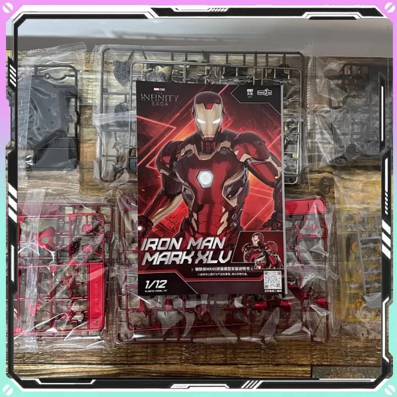 

New FONDJOY Original Iron Man MK45 1/12 Scale Assemble Model Action Figure Collect Custom Collect Ornament Birthday Gift Toys