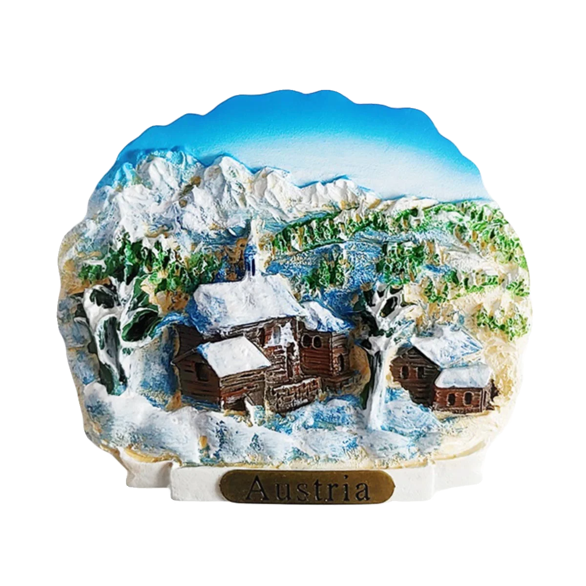 Europe Austria 3D Fridge Magnets Tourism Souvenir Refrigerator Magnets Sticker Collection Handicraft Decoration Articles