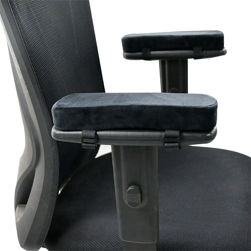 

2pcs Seat Armrest Cushion Chair Soft Memory Foam Arm Pad Anti Collision Thickened Raised Detachable Seat Armrest Cushion