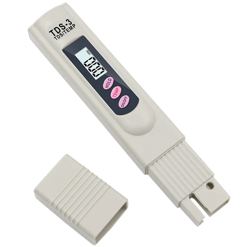 Handheld TDS Digital Water Tester Water Test Pen Water Quality Analysis Meter Water Purity Check 0-9999 ppm Measurement