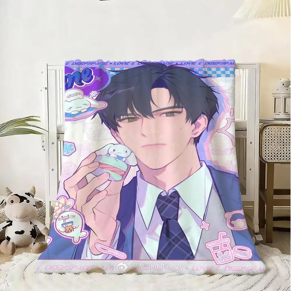 

Love and D-Deepspace Xavier Zayne Throw Flannel Fluffy Soft Blanket Warm Skin-Friendly Throw for Sofa Bed Office Nap Winter