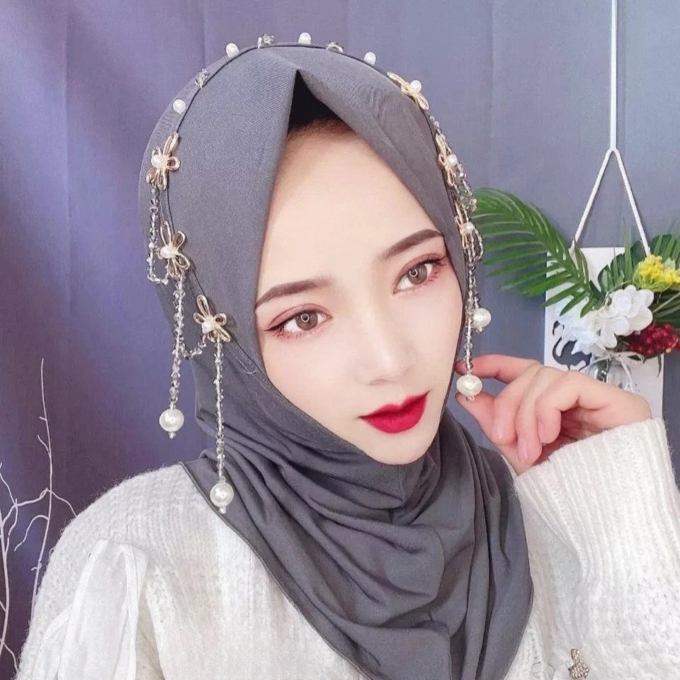 

Freeshipping Hijab Muslim Women Shawl Headscarf Luxury Tassels Chiffon Scarf Malaysia Prayer Kufi Islam Saudi Arabia Fashion