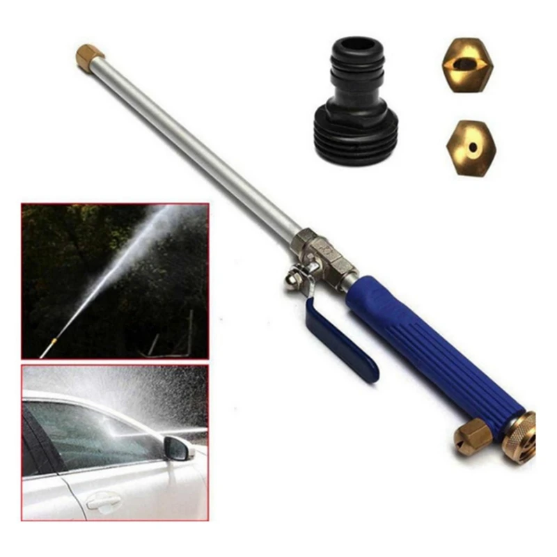 High Pressure Car Wash Water Tool With Long Rod For Garden Planting Easy Install