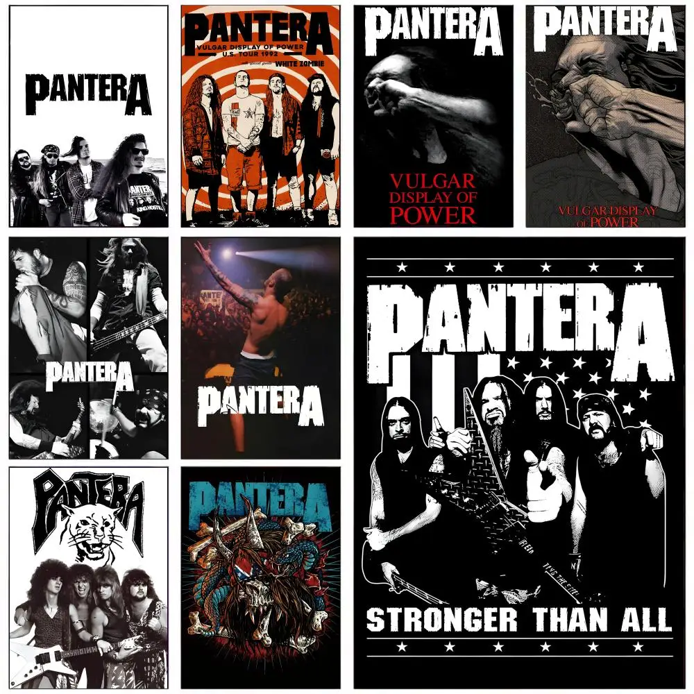 Heavy metal band Pantera Poster HD Self-Adhesive Wall Decor Home Office Dorm Bedroom & More Ideal Gift Choice