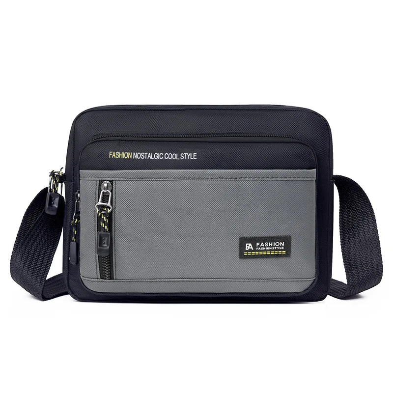 NEW Men Crossbody Bag Single Shoulder Bags Big Capacity Storage Bag Multi-Pockets Business Crossbody Bags for Work Traveling