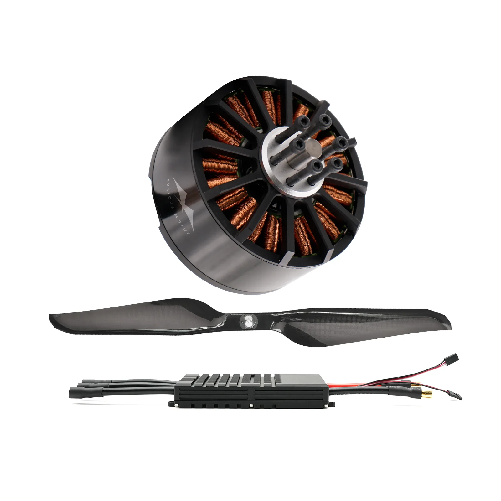 

40KG Thrust Brushless Motor Propeller ESC Permanent Magnet Construction for Heavy Lift Multi-Rotor Dr-one Large Air-craft