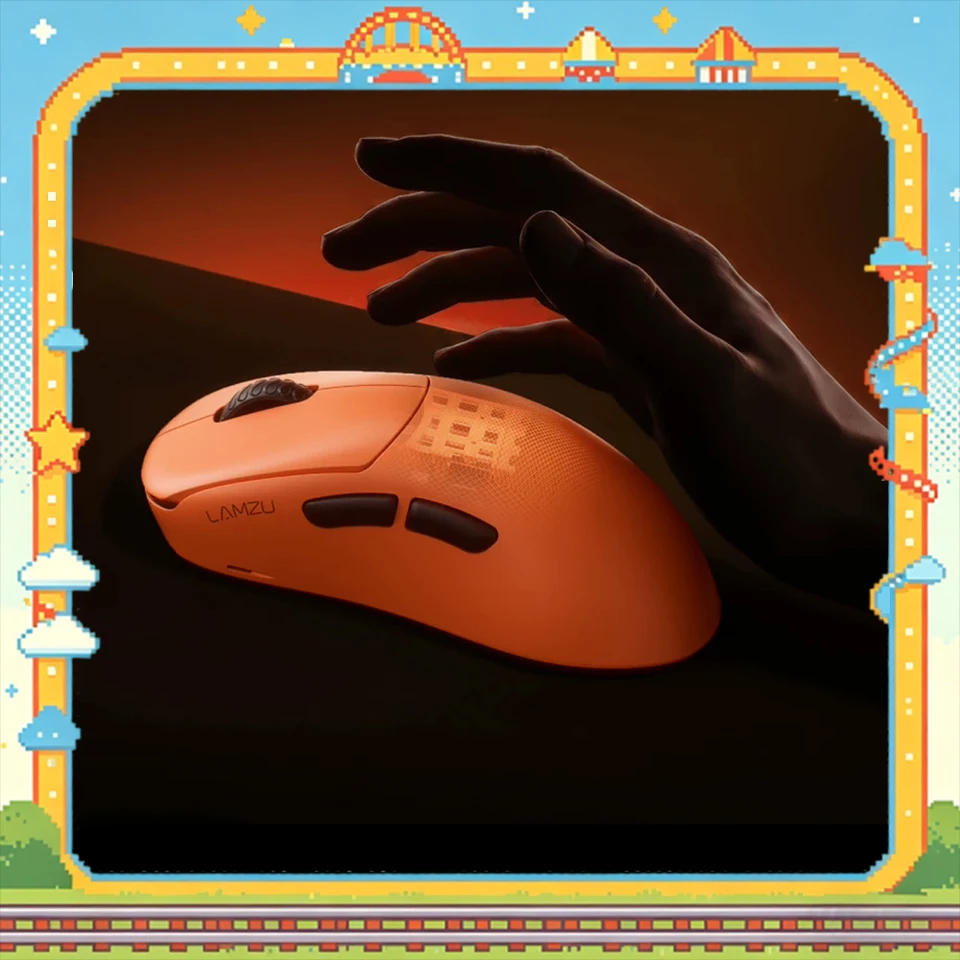 LAMZU THORN V2 Dual Mode Wireless Gaming Mouse 8000Hz Polling Rate