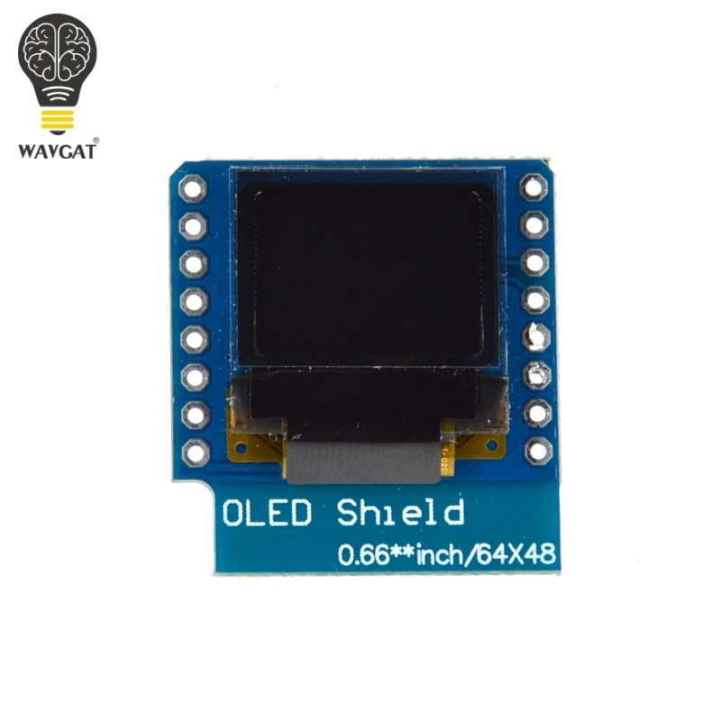 درع OLED لـ WAVGAT D1 Mini ، ESP32 Minikit ، 64x48 ، IIC ، I2C