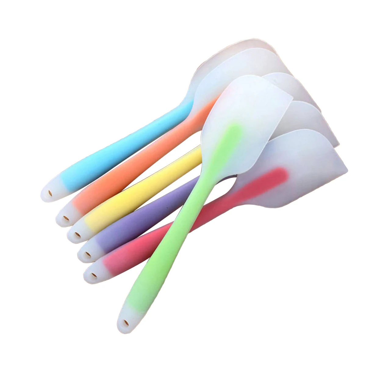 

Non-stick Flexible Scrapers Baking Mixing Tool Silicone Spatula Heat Resistant Spatulas Dishwasher