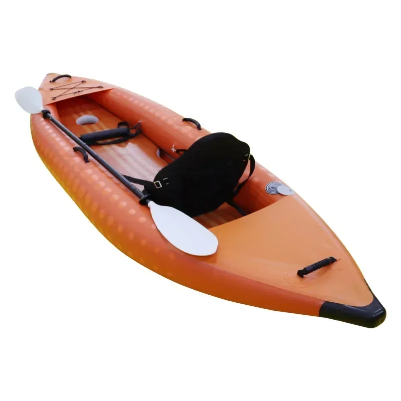 Newly Upgraded Portable Drop Needle Durable Inflatable Kayak Drive Fin 2 Seats Fishing Boat Kayak And Canoe With Pedals