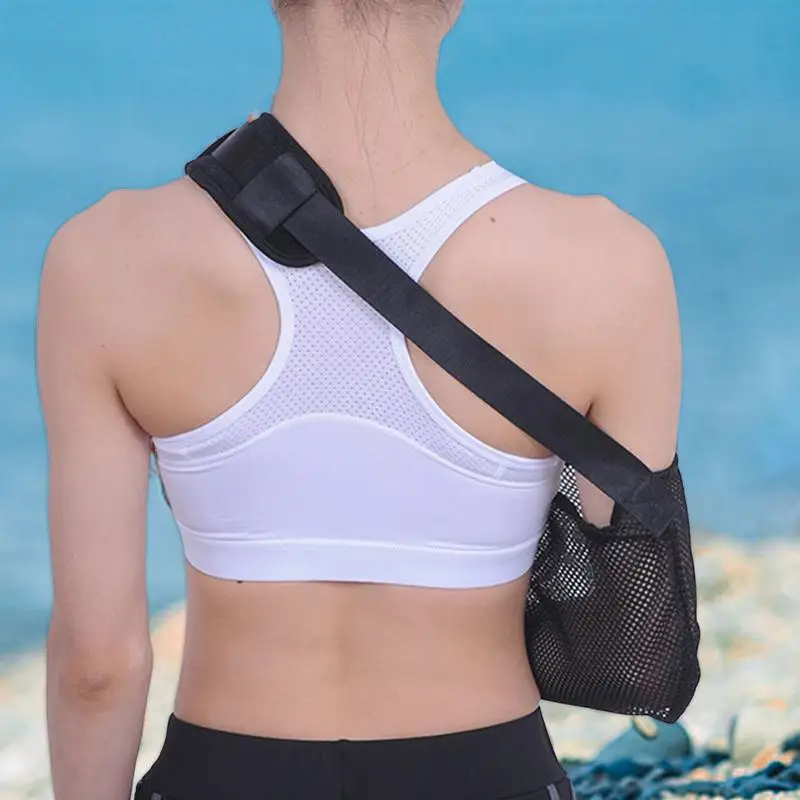 Breathable Arm Sling Adjustable Support Strap Lightweight Immobilizer For Injury Shoulder Elbow Wrist Rotators Cuff