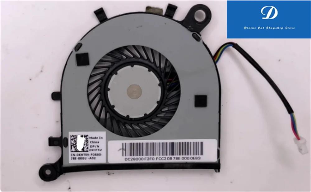 Для Dell xps13 9343 9350 9360 процессор 0XHT5V 06YT3R вентилятор радиатора