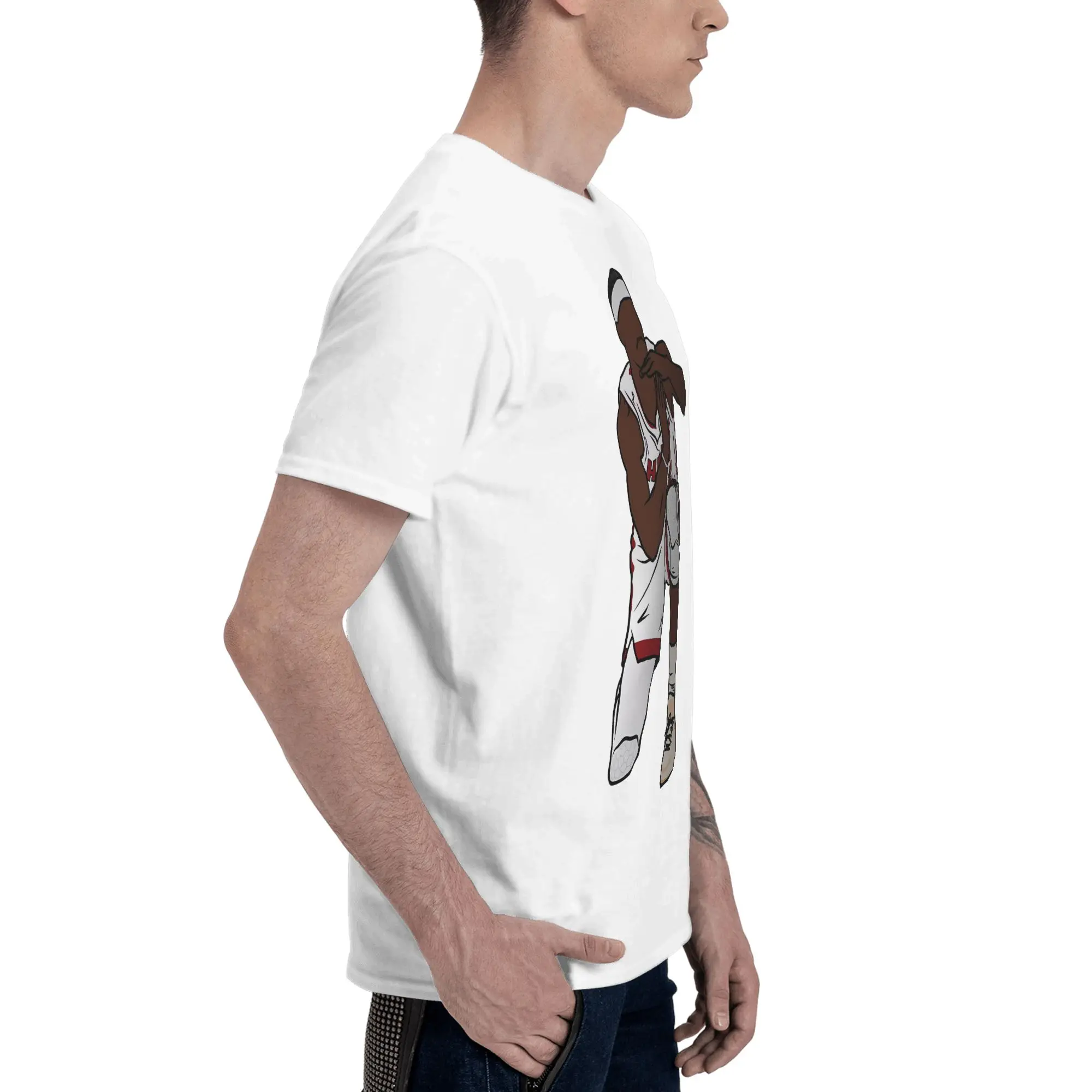 Jimmy Butler Timeout Celebration Literary Reversible T-shirt Urban Commuting Basic Tee