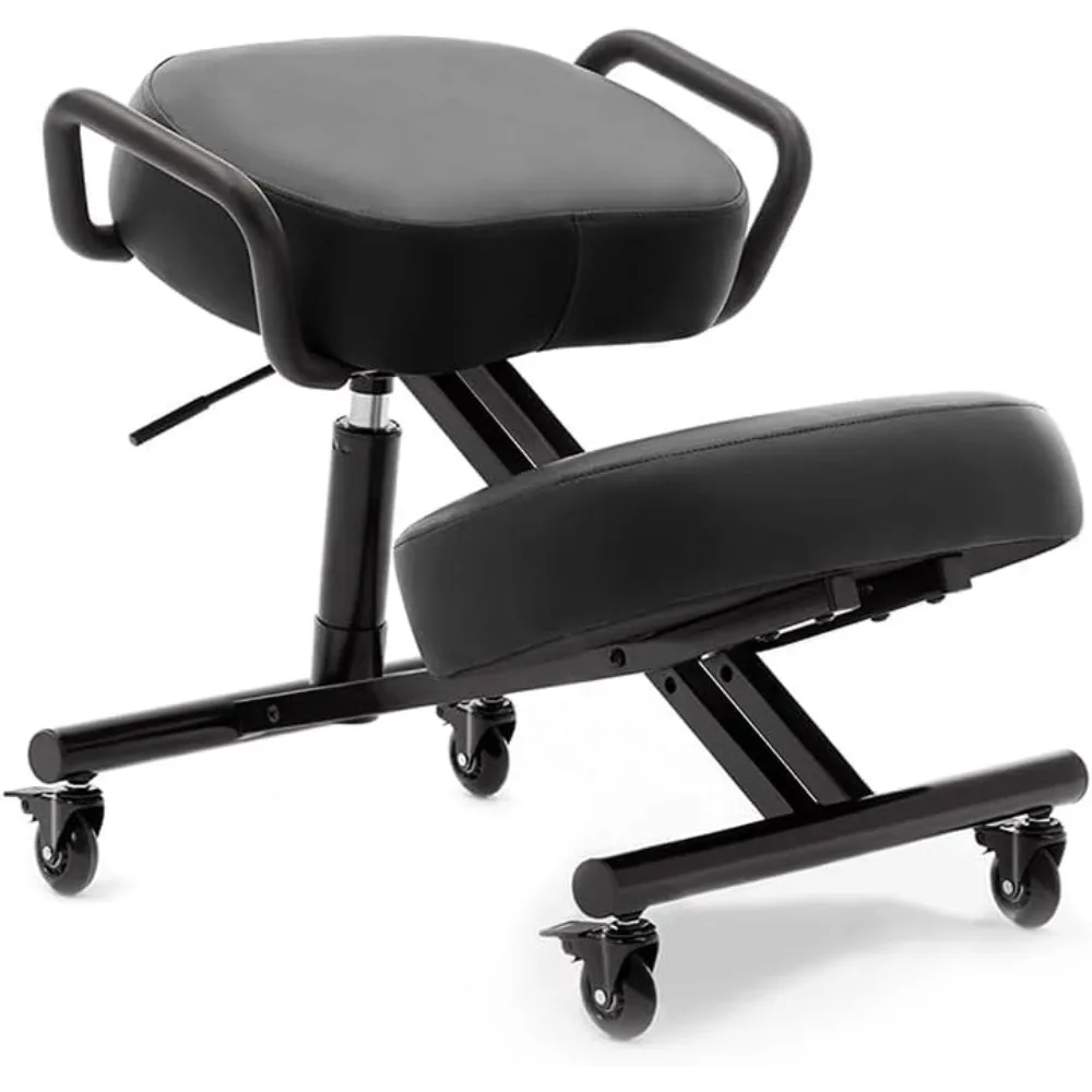 Ergonomic Kneeling Chair 512 AKONI, Adjustable Stool for Home and Office, Improve Your Posture, Thick Comfortable Cushions,