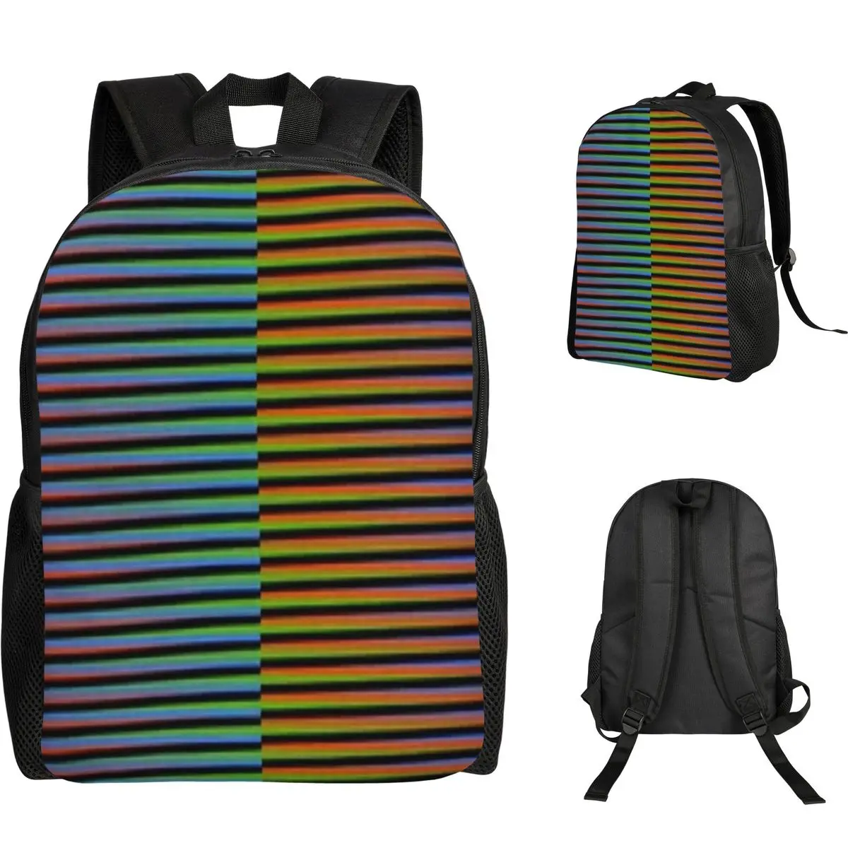 

Carlos Cruz Diez Venezuela Student Backpack School Bag Hiking Travel Daypack for Men Women Fashion Bookbag Shoulder Bags
