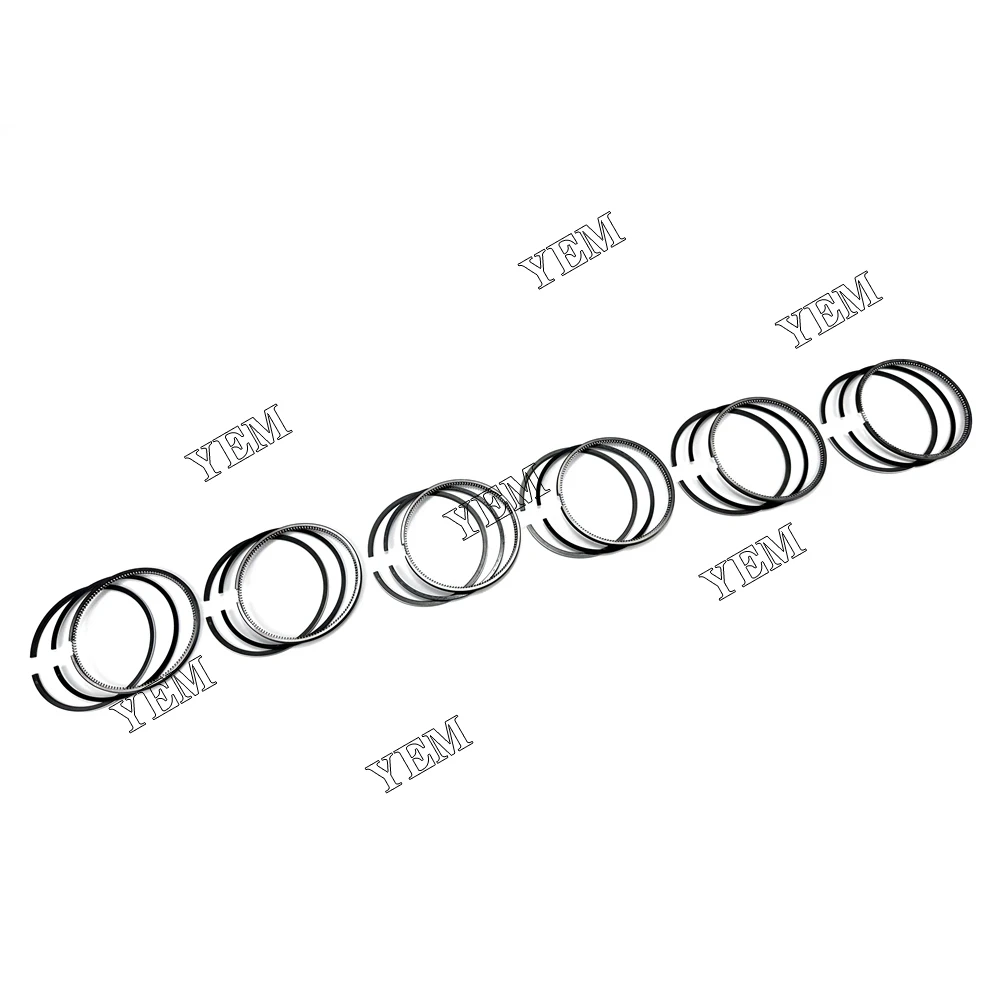 Good Quality 6pcs 3013C Piston Ring+0.5mm Flat mouth For Shibaura Engine