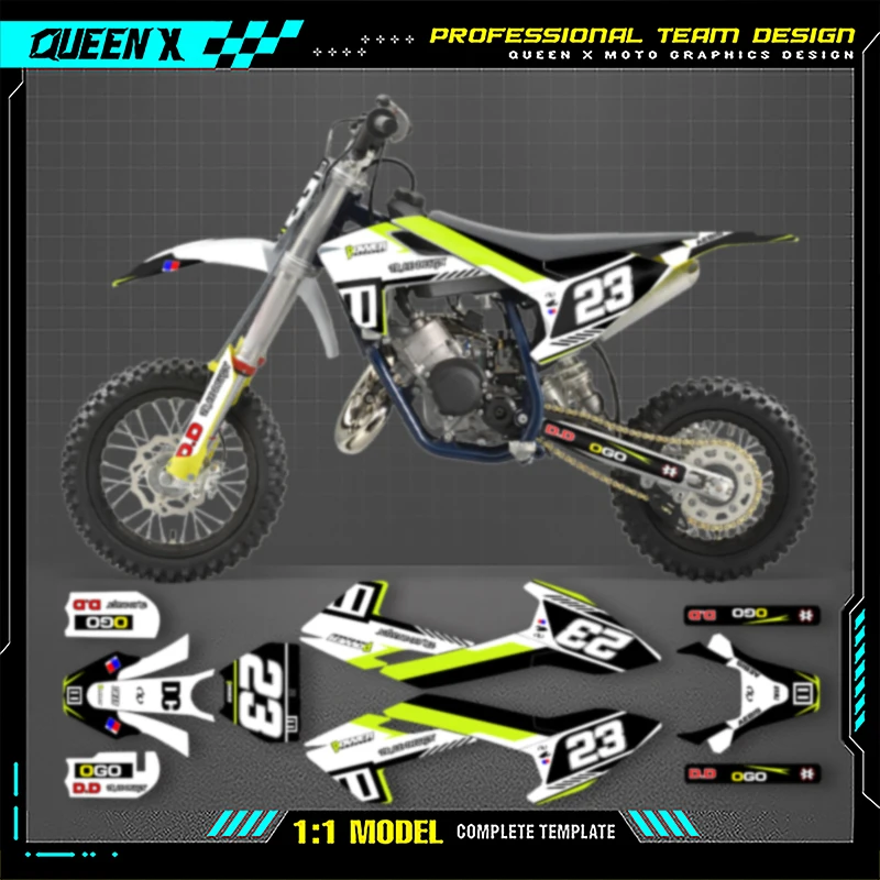 

Queen X MOTOR Graphics Stickers Decal Kits For Husqvarna TC50 2017 2018 2019 2020 2021 2022 2023