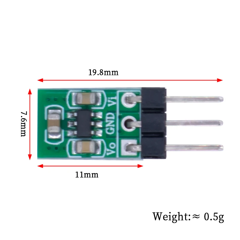 5PCS  mini 1.8V 3V 3.7V 5V to 3.3V Boost & Buck Low Noise Regulated Charge Pump 2 in 1 DC/DC Converter