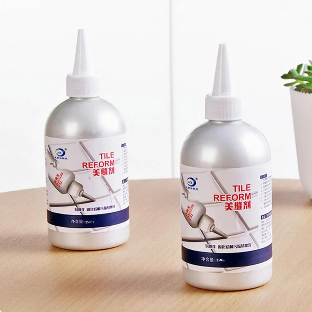 150ml Ceramic Tile Joint Waterproof Bathroom Grout Repair Agent Wall Filler Fungi Mouldproof Cleaner Caulking Agent