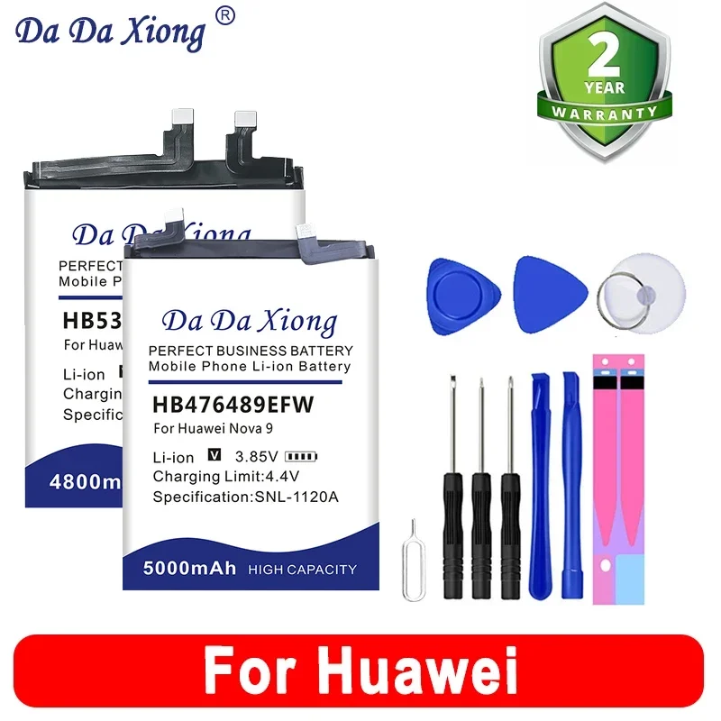 HB426589EEW HB536479EFW HB576675EEW HB476489EFW HB386689ECW Battery For Huawei Honor Nove Mate Note 8 8SE 9 40 P50 Magic 2 Pro