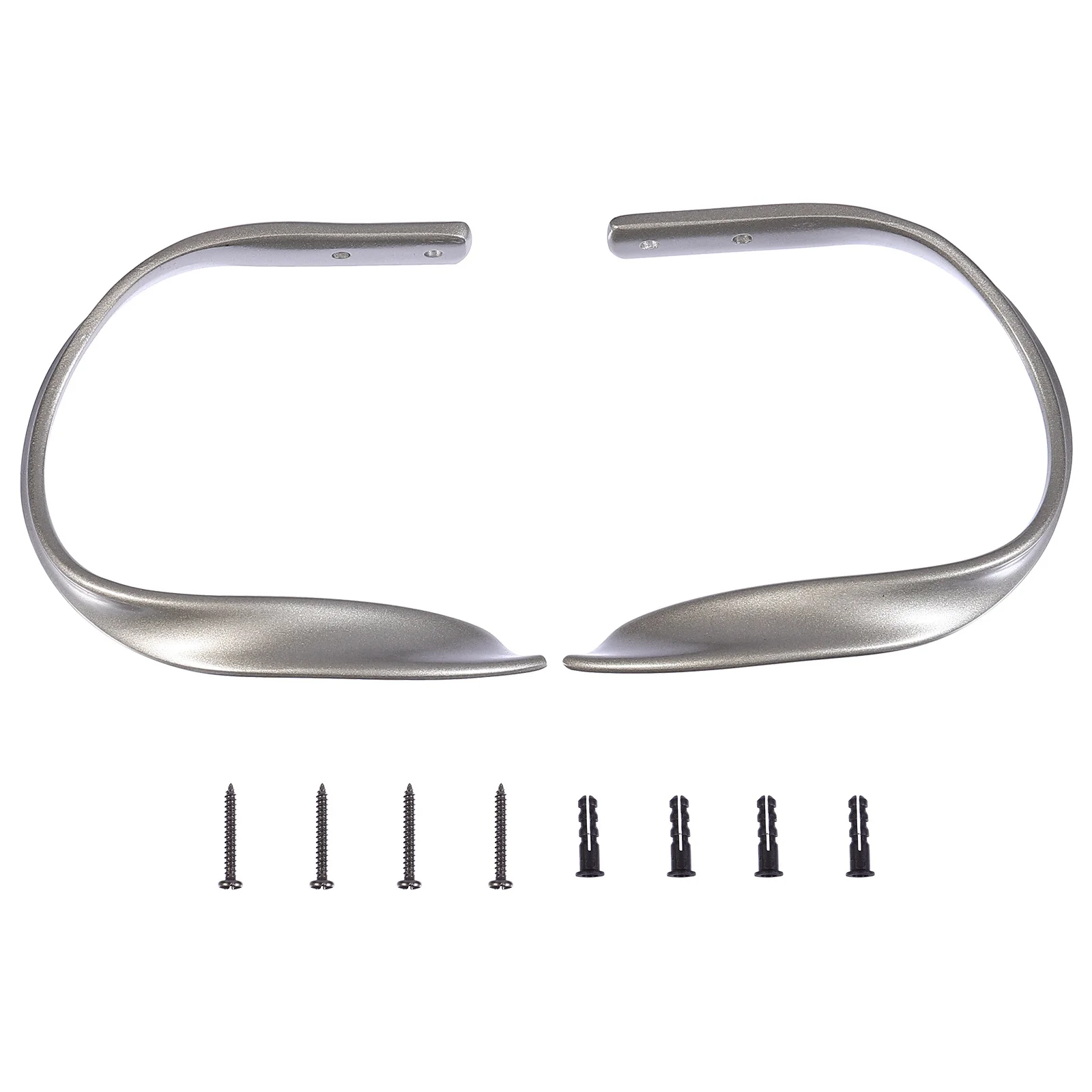 2 قطعة خطافات الستائر سبائك الألومنيوم خطاطيف تعليق عملية لغرفة النوم غرفة المعيشة فندق إكسسوارات الستائر المفيدة