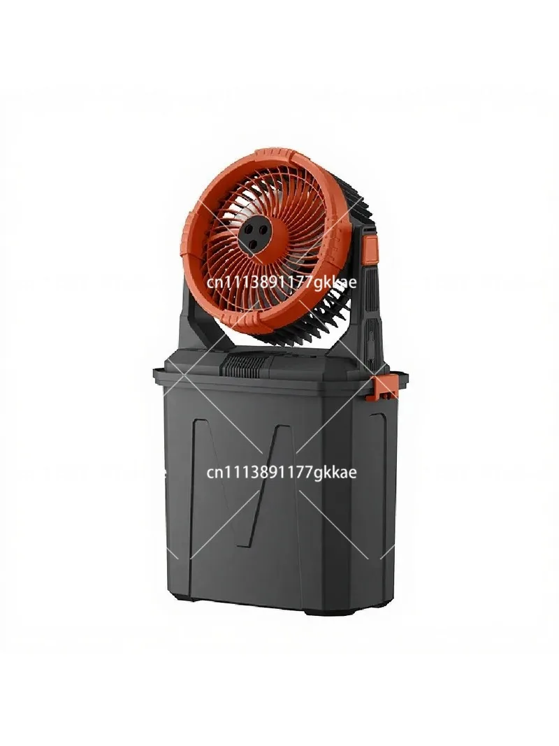 20000mAh Rechargeable Mist Fan with RGB Light, Portable Cooling Fan for Outdoor Camping Fishing, Long Lasting Battery
