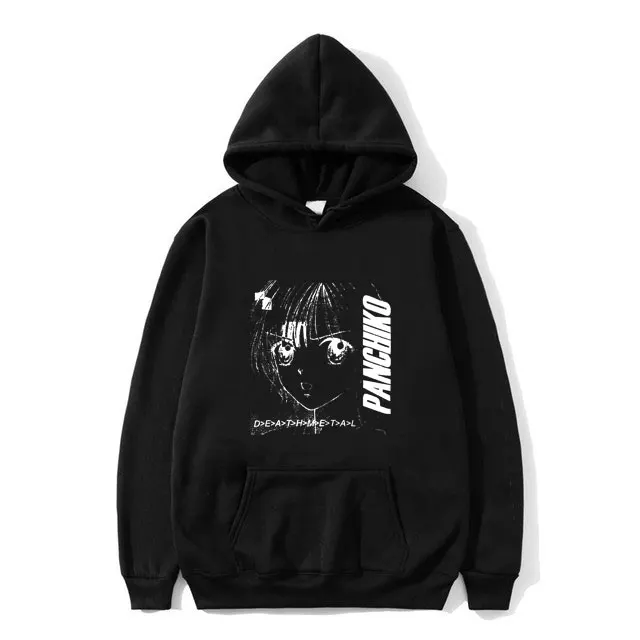 

Panchiko DEATHMETAL Album Hoodie Men's Oversized Sweatshirt Men Women Hip Hop Rock Hooded Tracksuits Man Casual Loose Hoodies