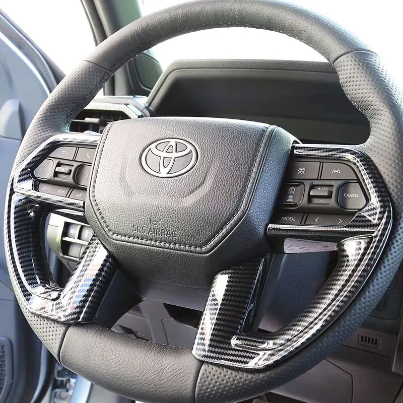 

For Toyota Tacoma Steering Wheel Bright Decoration Sticker Steering Wheel Modification Key Frame