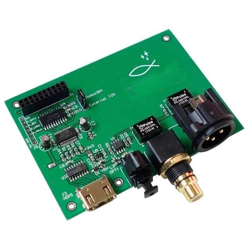 XMOSAmanero Italy USB Digital Interface I2S/IIS to Coaxial Optical SPDIF AES Output Board
