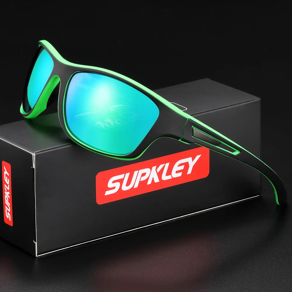 Supkley Outdoor Sport polarisierte Sonnenbrille für Männer Frauen UV-Schutzbrille zum Fahren Wandern Angeln Radfahren – Detail 10